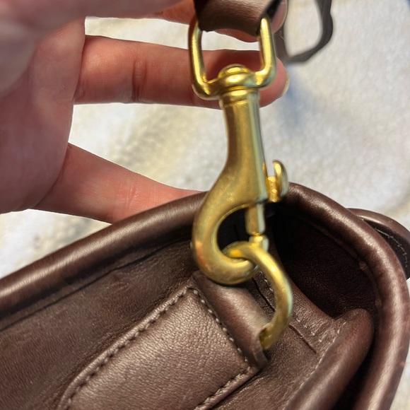 Coach vintage leather Station shoulder crossbody bag - Picture 6 of 17